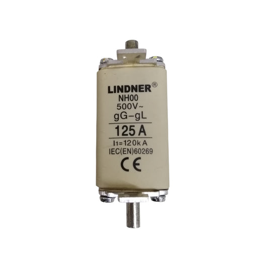 Linder 125A gG-gL NH-Type Fuse Link electrical component rated 500V with CE certification