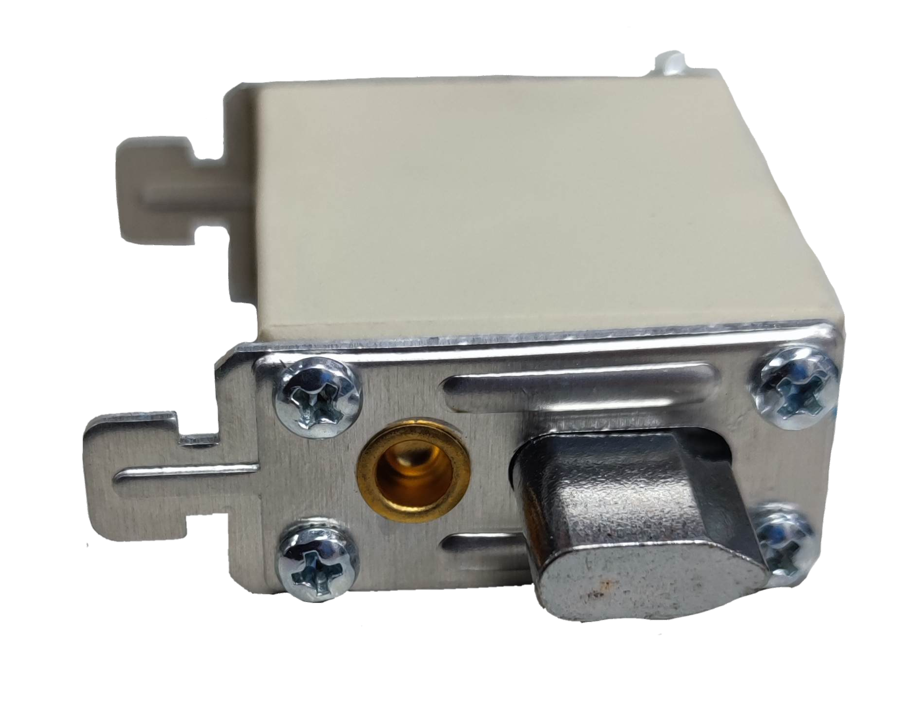 Linder 63A gG-gL ceramic fuse 500V with ceramic body and metal end caps for industrial electrical circuitry parts