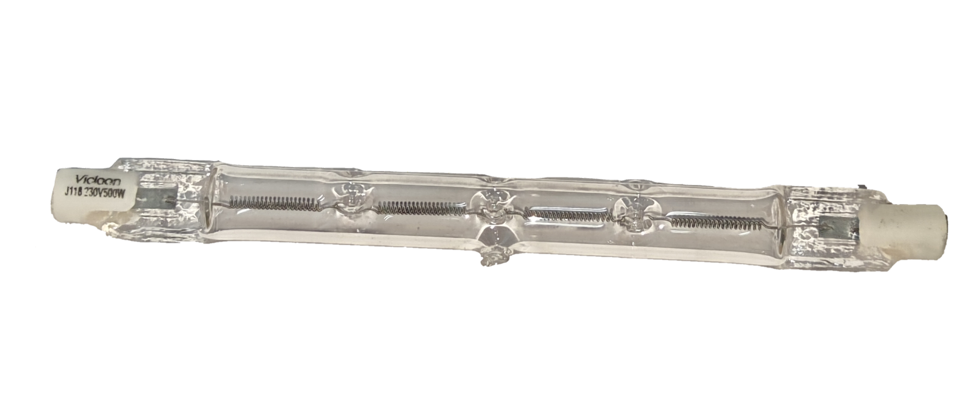 Vicloon Linear Halogen Bulb 500W 220V clear tubular design with visible filament inside