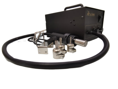 SMD rework station 850 with heat gun and adjustable nozzles for precise electronic repairs