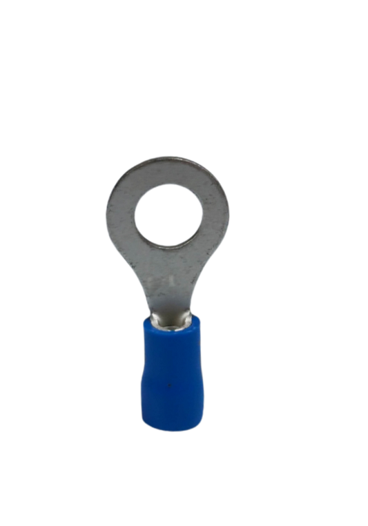 Local terminal lugs for panel boards featuring a durable metal connector and insulated blue sleeve