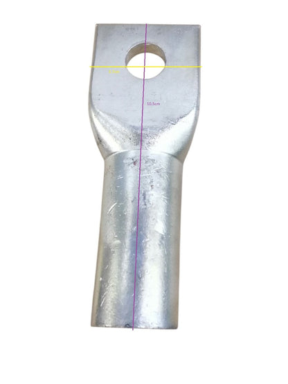 Utilux long barrel compression lugs for electrical trade tools and testers with durable metal construction