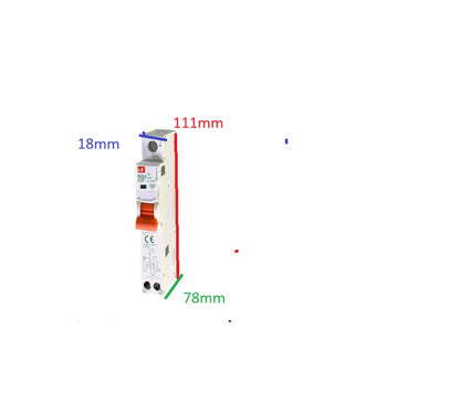 LS RCCB 15A 230V circuit breaker with compact design and clear voltage specifications