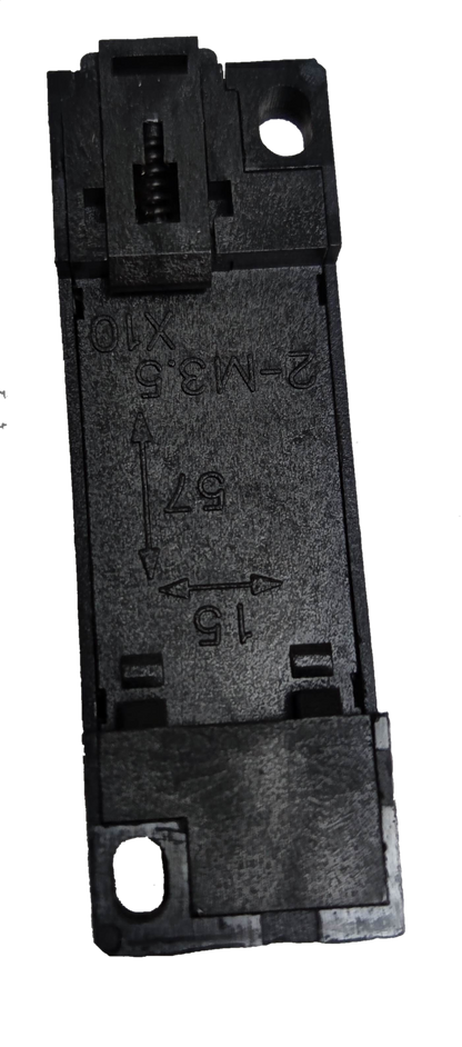 Black LY2 relay socket 8 pin designed for secure connections in electrical applications