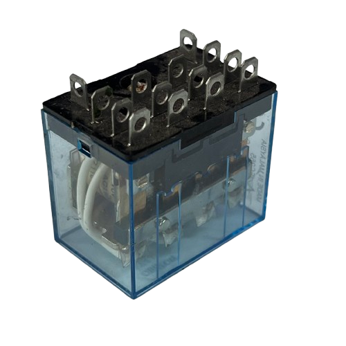 Omron LY4J 110VAC Switch Relay 14 Pins electrical trade tool with transparent casing