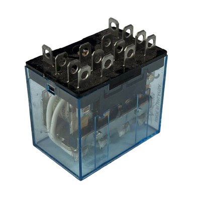 Omron LY4J 110VAC Switch Relay 14 Pins electrical trade tool with transparent casing