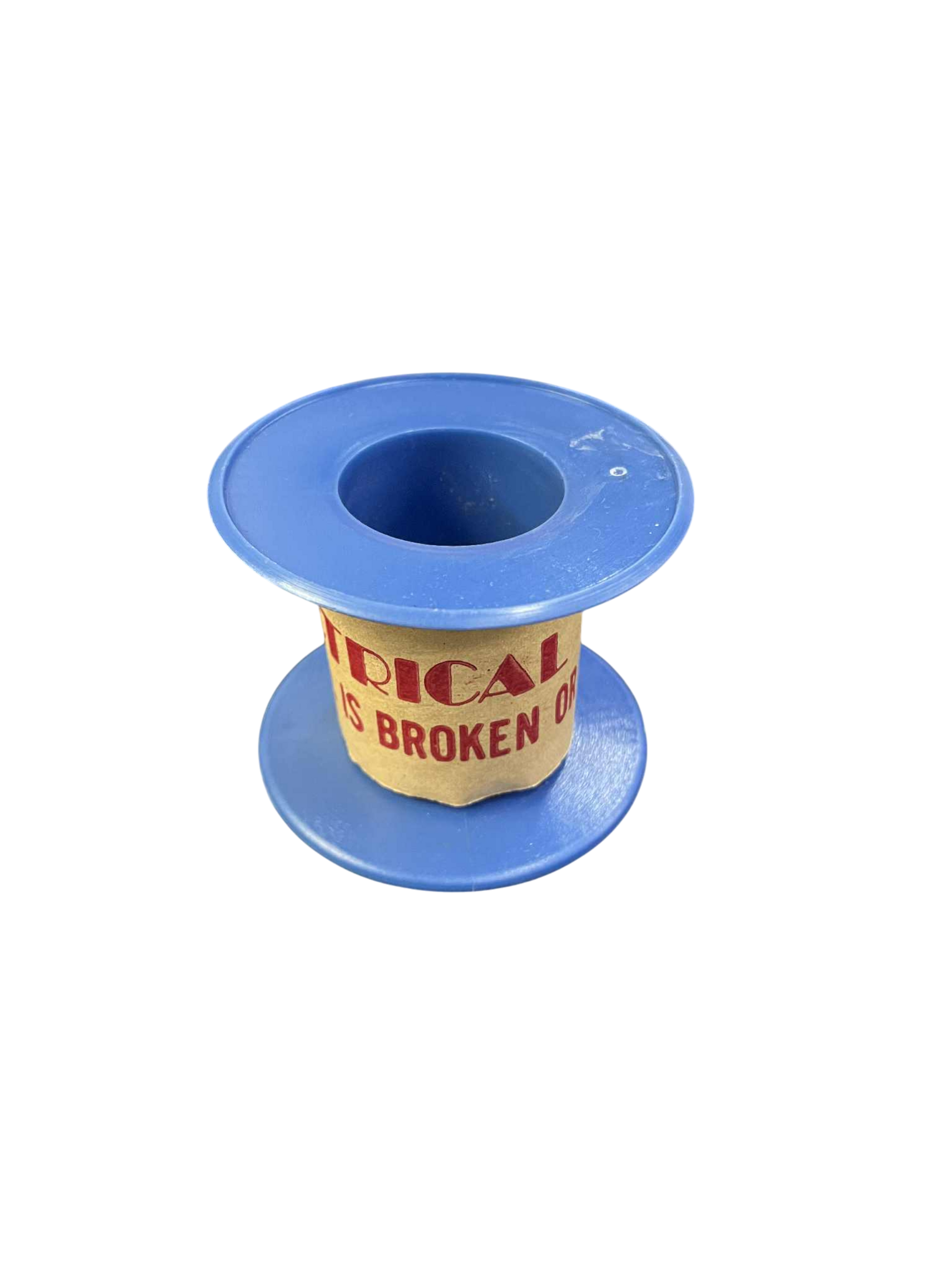 Philflex Magnet Wire AWG 18 100 Grams on a blue spool for electrical projects