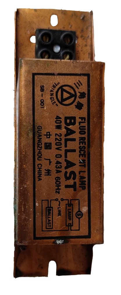 Triangle 40W Magnetic Ballast 60HZ 220V for fluorescent lighting applications