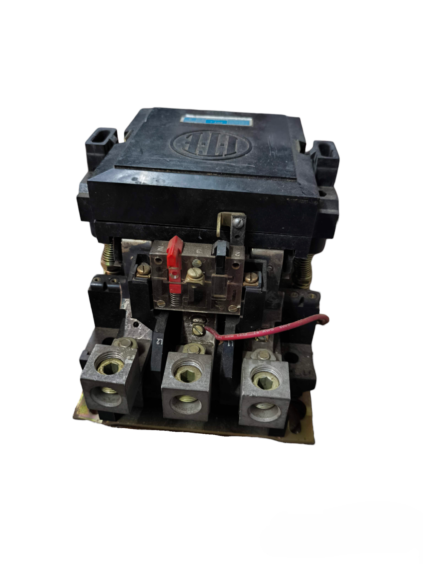 Magnetic Contactor 100A 440V black industrial electrical switch from China with multiple connection terminals