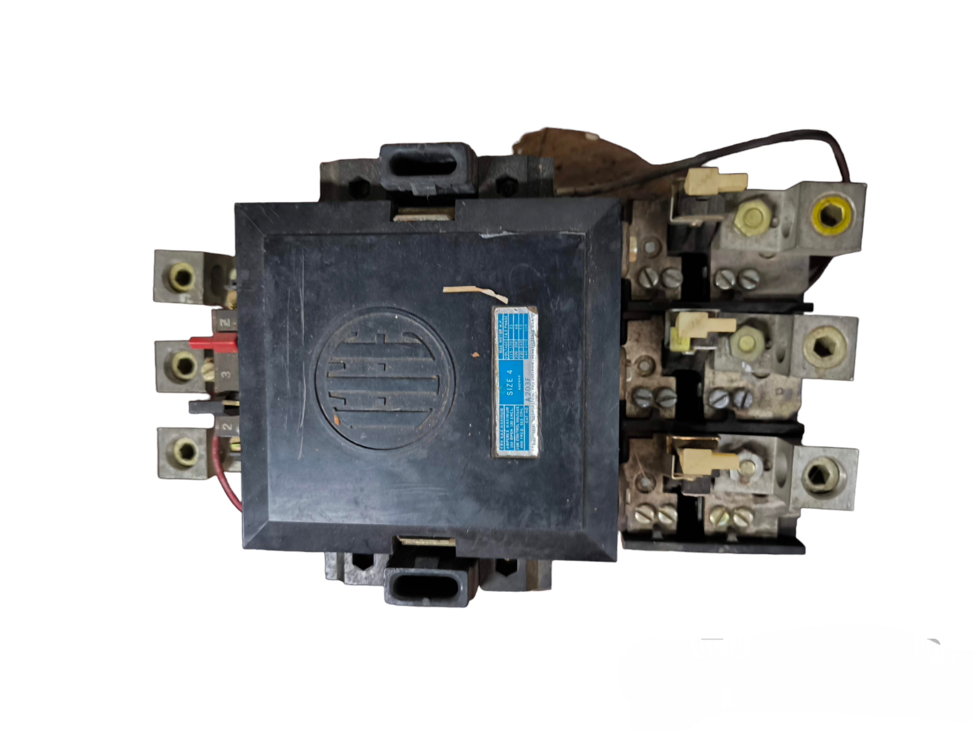 Magnetic Contactor 100A 440V power component with multiple terminals for electrical control systems