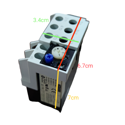 Shihlin Magnetic Contactor 11A TH-P20E electrical component with adjustment dials and terminal holes