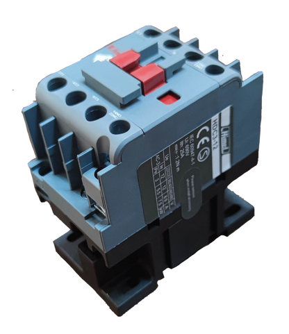 Himel magnetic contactor 12A 220V coil with durable housing and multiple terminals for electrical systems