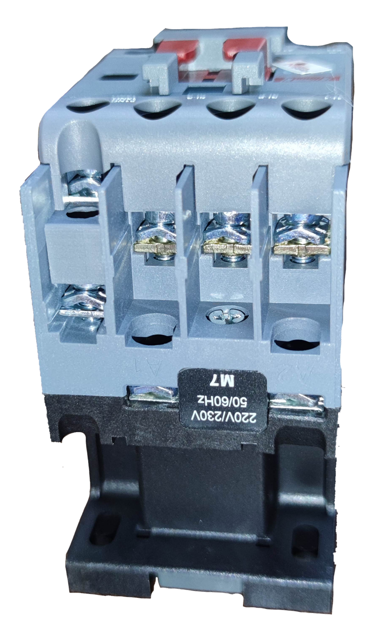 Himel magnetic contactor 12A 220V coil with multiple terminal connections for electrical applications