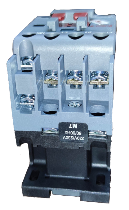 Himel magnetic contactor 12A 220V coil with multiple terminal connections for electrical applications