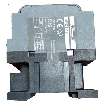 Himel magnetic contactor 12A 220V coil with multiple connection points for electrical control systems