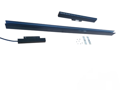 ILLUMIQ TERRA Magnetic Track Light 1 Meter 50mm with mounting accessories and black track components