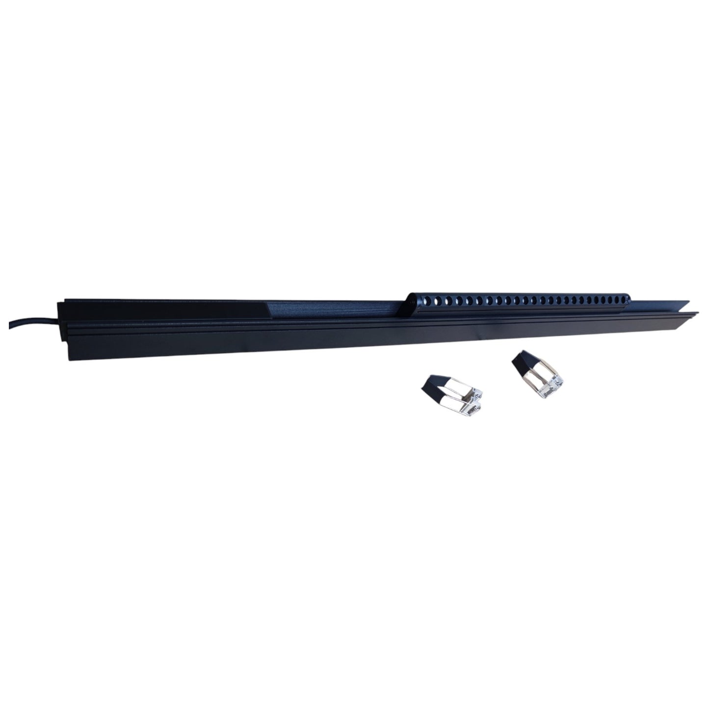 Magnetic Track Light 1 Meter 50mm with 1pc 24W LED Rotary Grille 220V Warm White 3000K (ILLUMIQ TERRA)