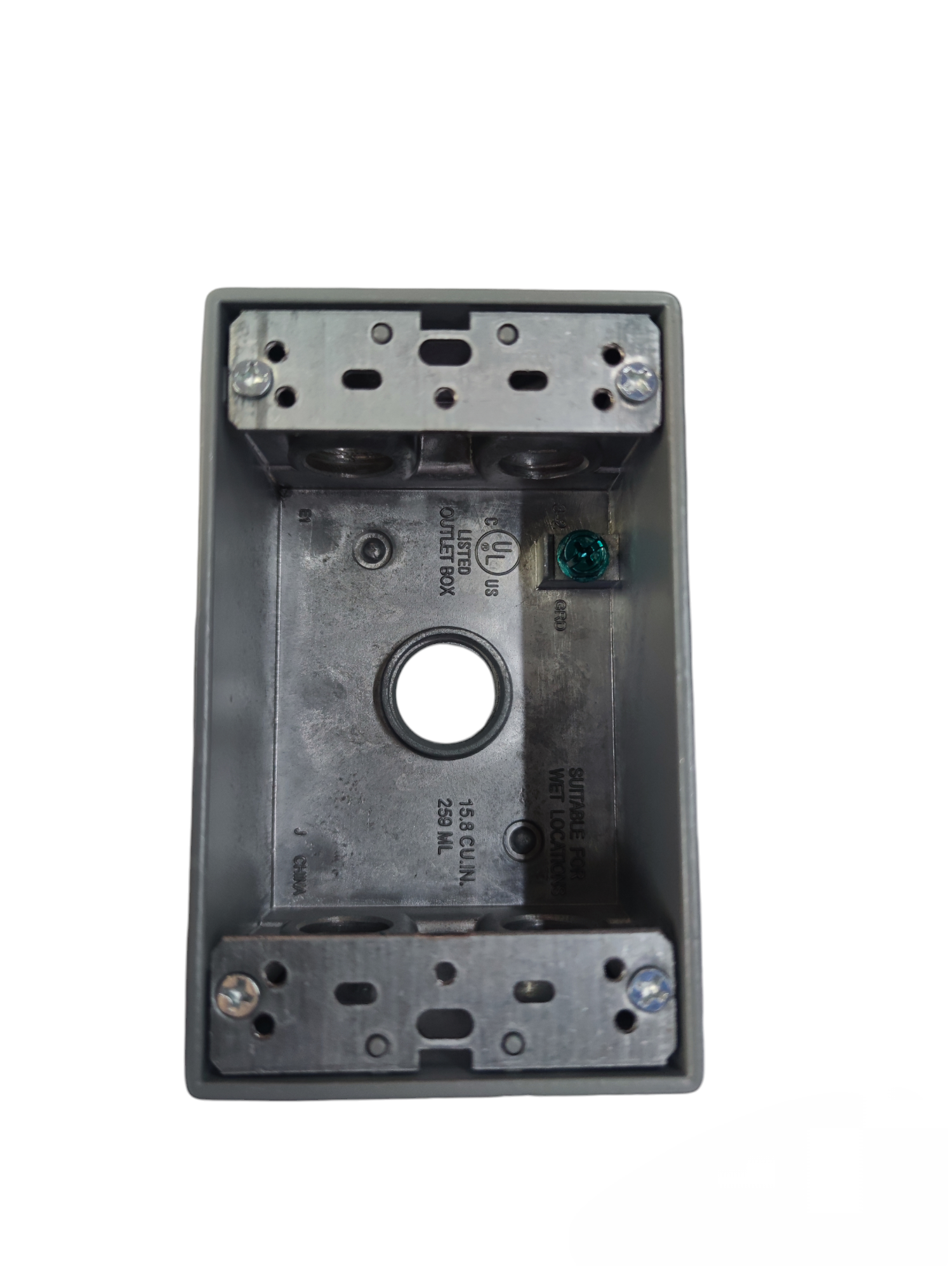 Surer Marine Utility Box 2x4 2 Hub electrical junction box for marine wiring installations