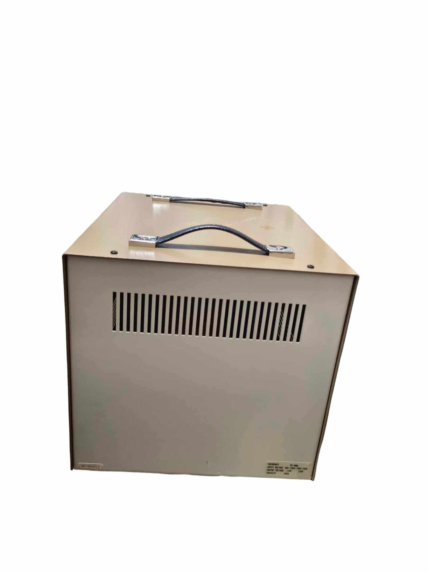 5000W AVR 220V Stavol Matsunaga automatic voltage regulator with metal casing and carrying handles