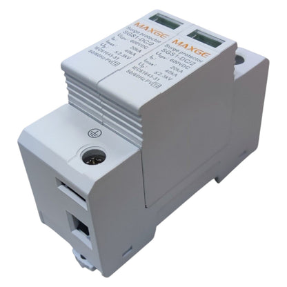 Maxge 40A 2 Pole 40kA 600V DC Surge Protective Device SGS1-DC/2 SPD Surge Protection Device For EV Fast Charger