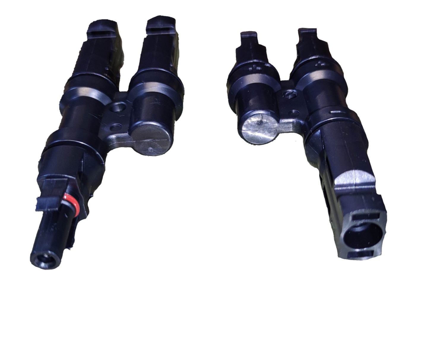 ZwitseRise MC4 connector 1x2 IP67 for secure electrical connections in outdoor applications