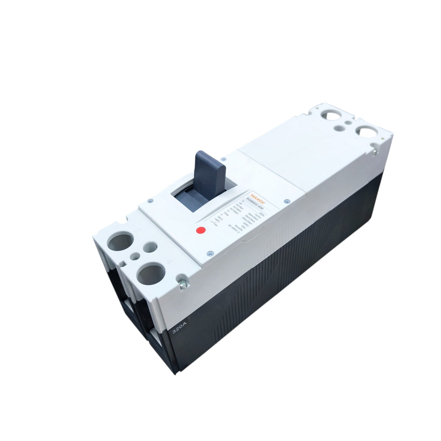 Maxge MCCB 1500V DC 20KAIC DC Breaker white and black circuit breaker switch