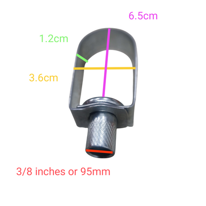 McGill 1 inch loop hanger 36mm made of durable metal for secure pipe support and installation