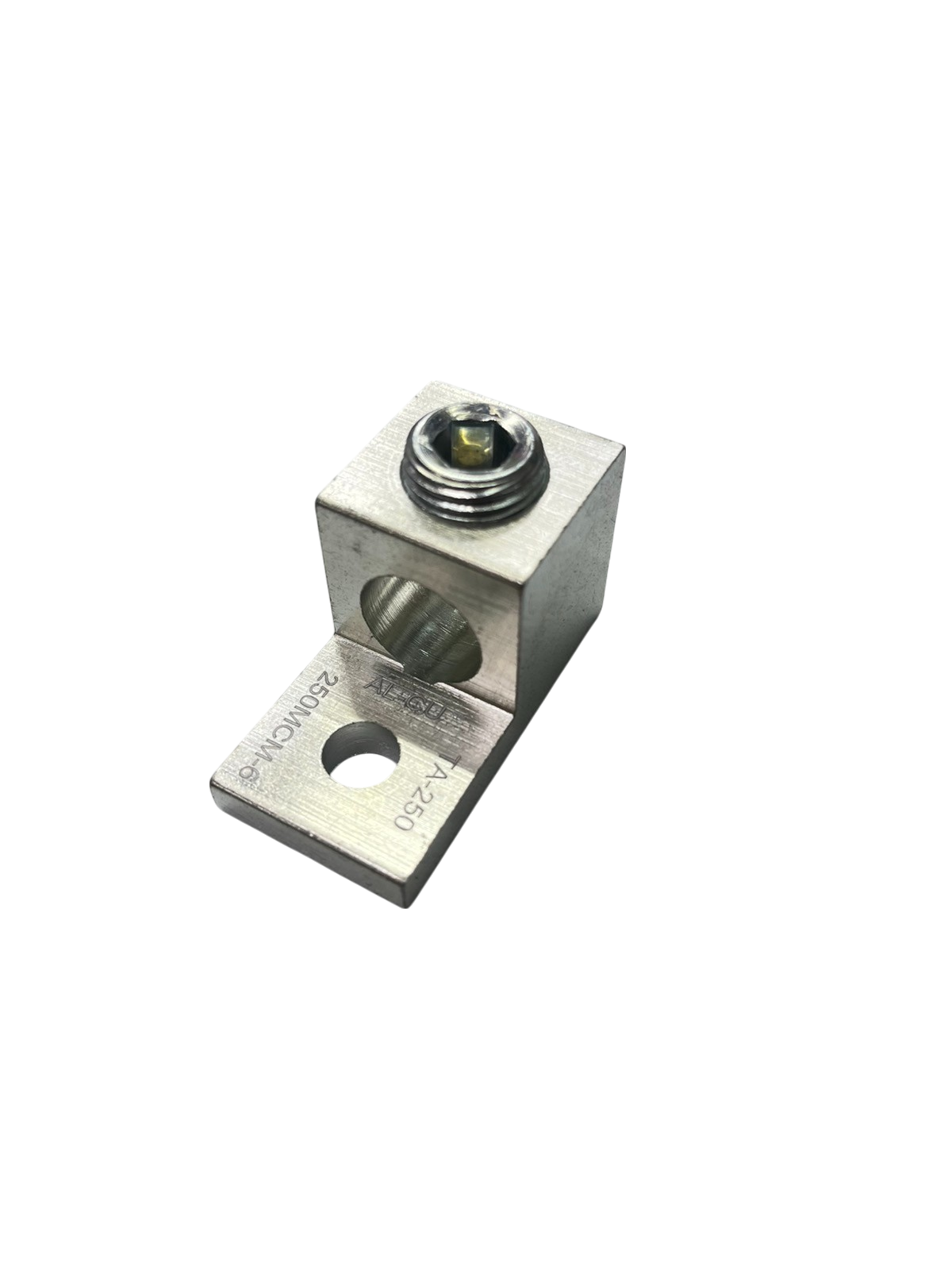 Grippes mechanical lug 1 hole 250MCM made from durable metal for electrical connections