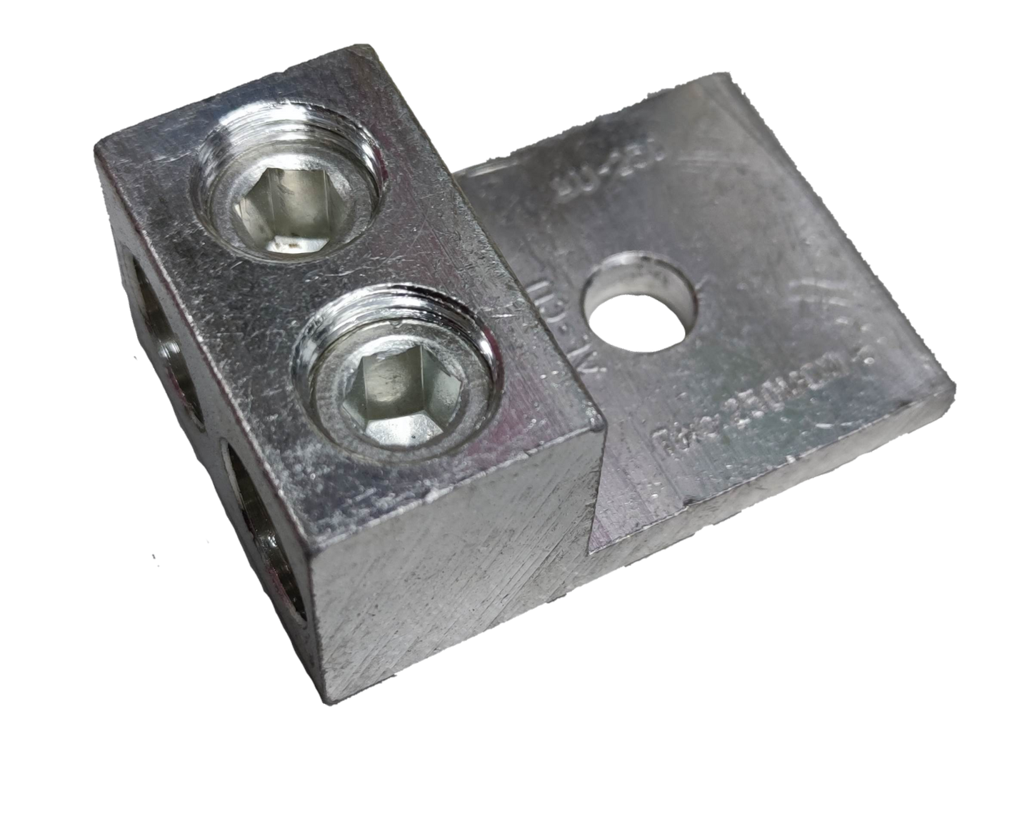 Grippes mechanical lug 2 hole 250MCM made from durable aluminum for secure electrical connections