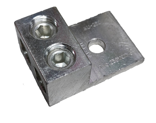 Grippes mechanical lug 2 hole 250MCM made from durable aluminum for secure electrical connections