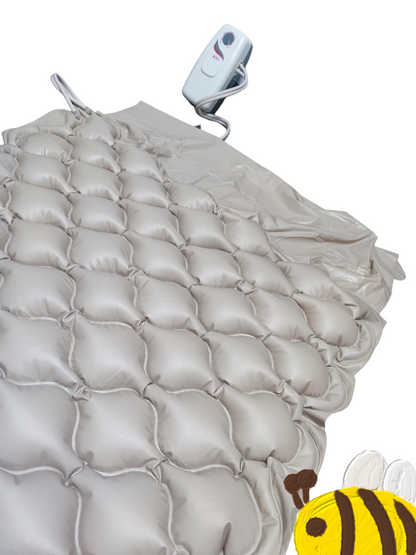 Medical Depot Medical Air Mattress with inflatable air cells and attached control unit for pressure adjustment