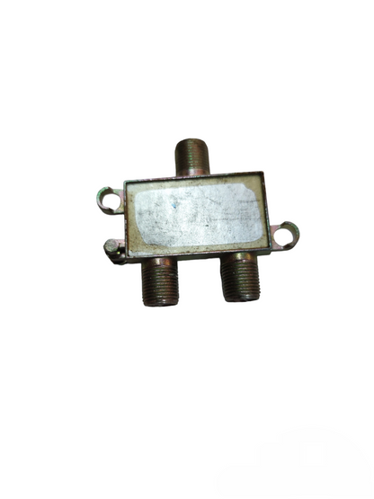 Metal 2 way cable splitter for TV parts and accessories made in China