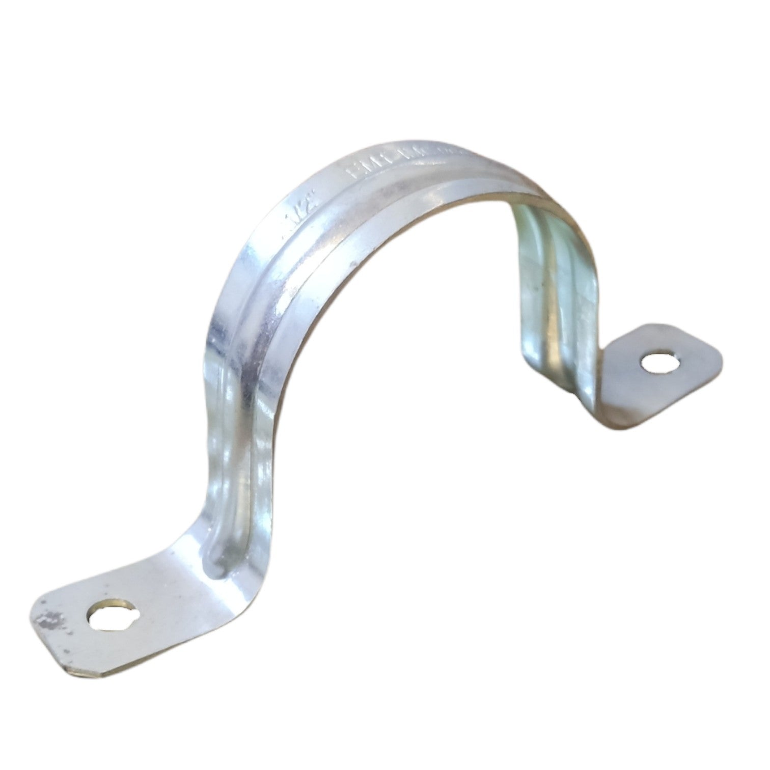 15mm Metal Clamp Double Hole for secure mounting of pipes and electrical supports