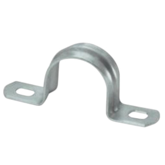 3 inch metal conduit clamp 2 Hole made from durable metal for secure conduit mounting