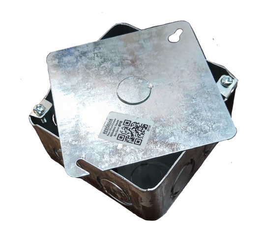 Royu 4x4 metal junction box AWG 18 designed for secure electrical connections
