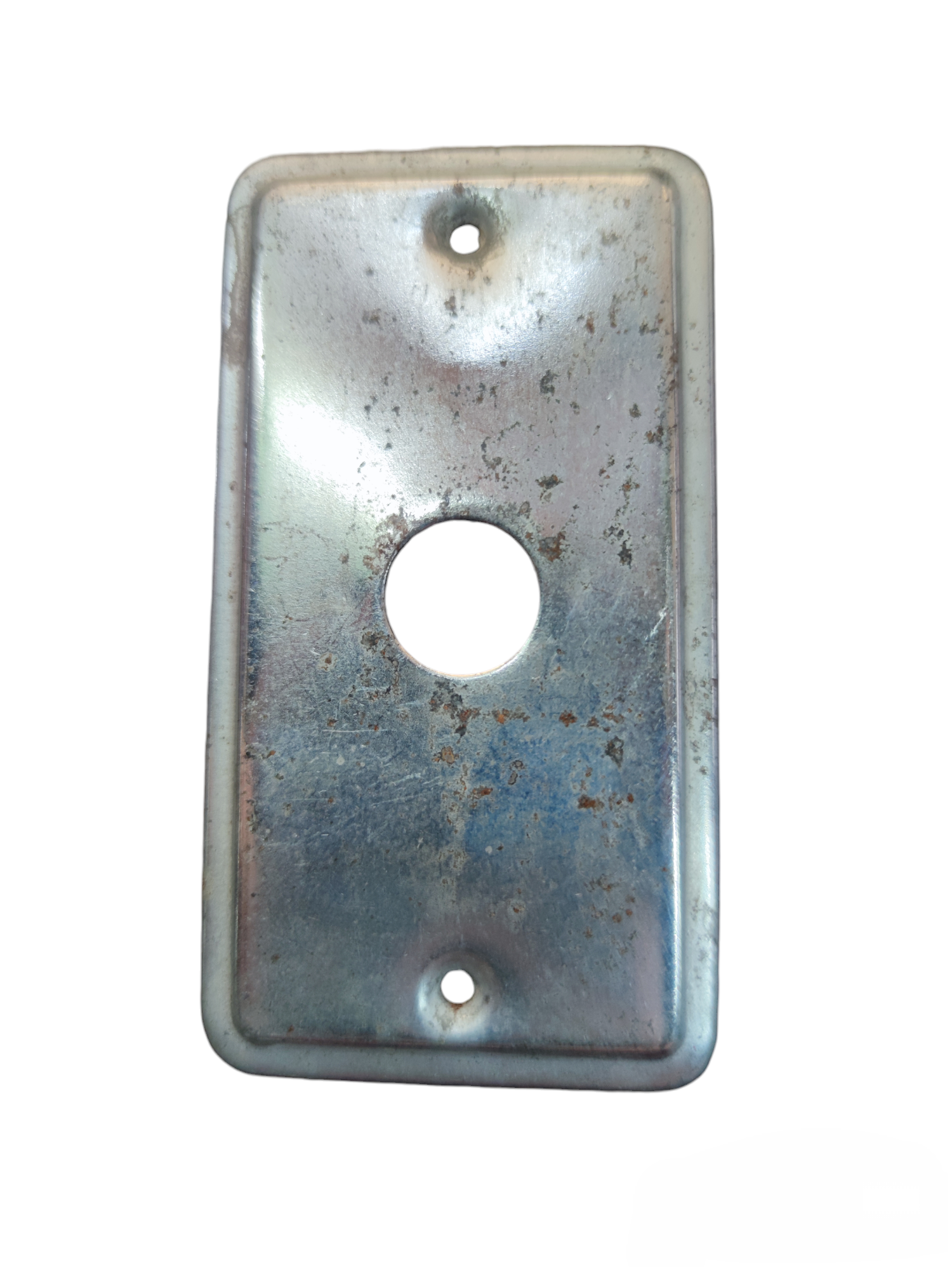 Metal plate cover 1.7cm hole with a sleek design for electrical switches and outlets