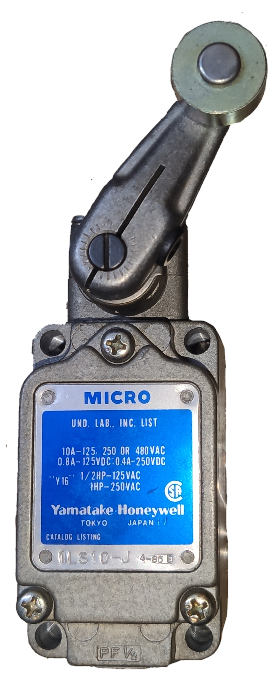 Electx Electrical Supply Limit Switch 10A 120-240V AC industrial metal switch with roller arm