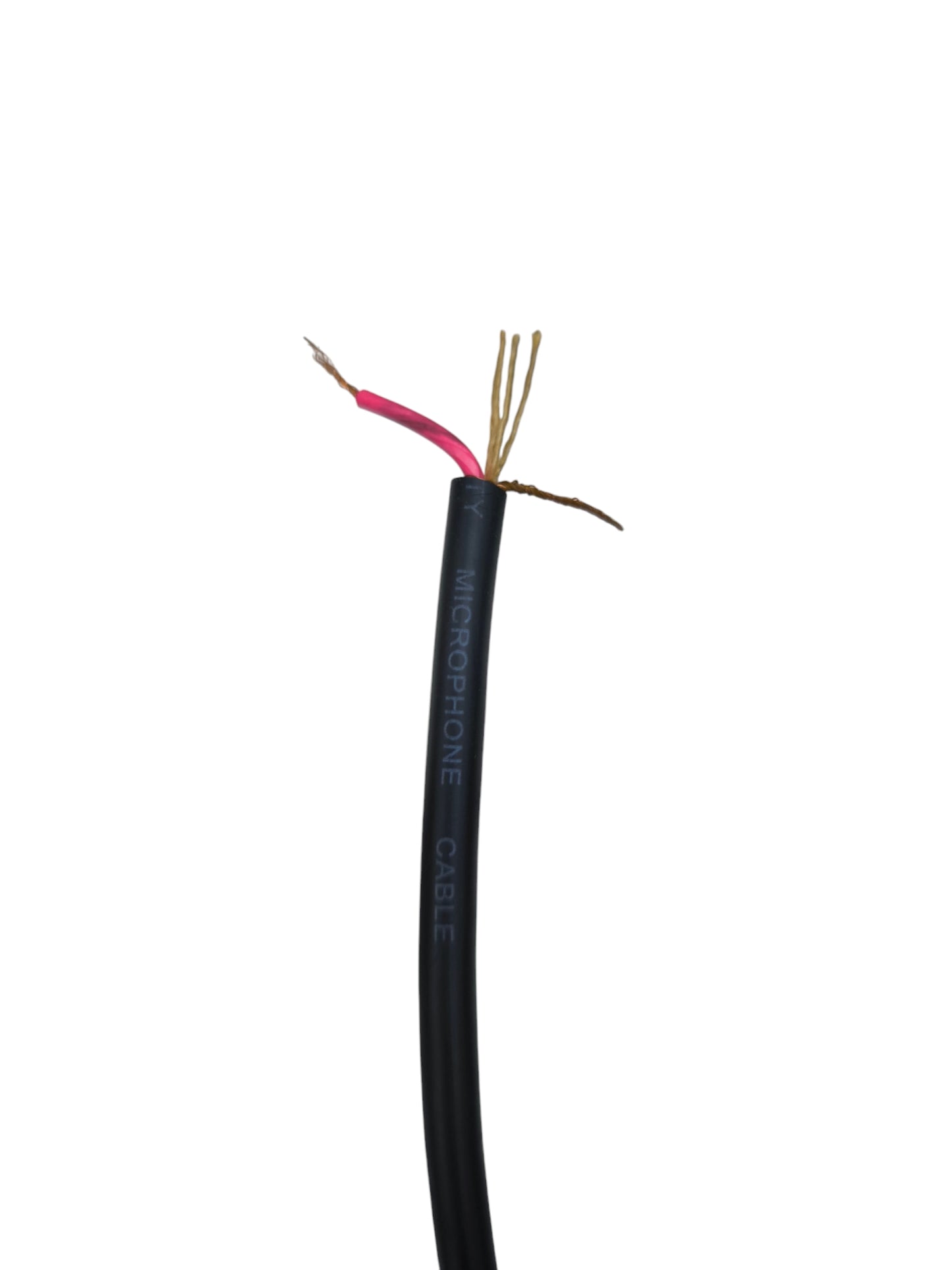 WIN Microphone Wire 1 Roll with black outer insulation and exposed copper wires