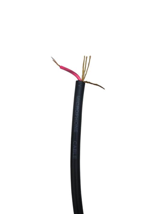 WIN Microphone Wire 1 Roll with black outer insulation and exposed copper wires