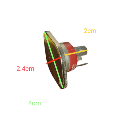 Microwave Round Triac TAG741 electrical component with dimensions for kitchen cooking equipment parts