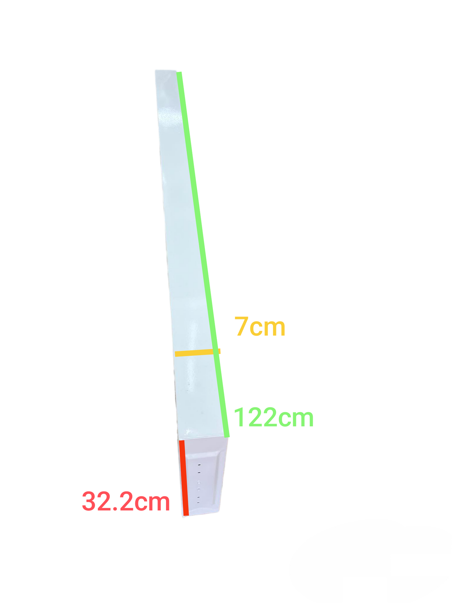 Light Master Ceiling Light Fixture in Modern Design with a Slim Profile, 122cm Length