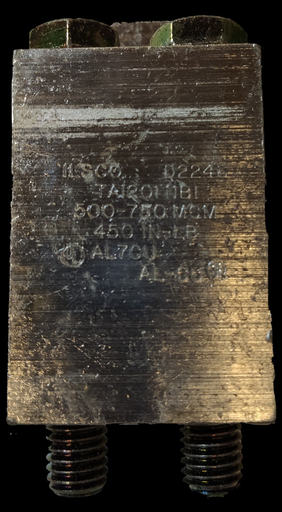 Westinghouse Mechanical Lug for NB Breaker electrical part with metal bolts and engraved specifications