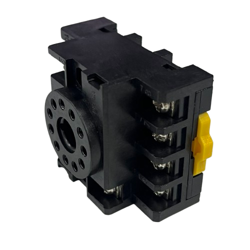 Omron MK3P Socket 11 Pin for Relay black electrical relay socket with yellow locking clip