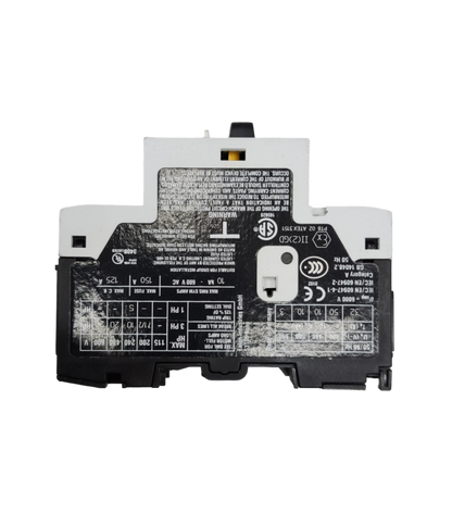 Electx Electrical Supply 220V industrial isolator switch with detailed labeling on black background