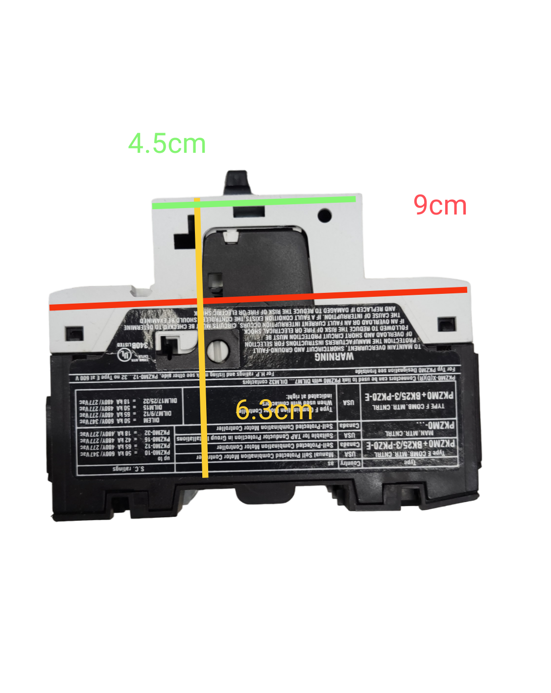 Electx Electrical Supply 220V industrial isolator switch with compact design and clear labeling