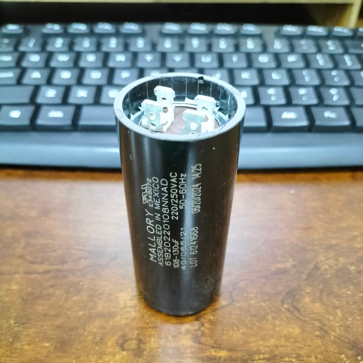 Mallory motor capacitor electrical circuitry part