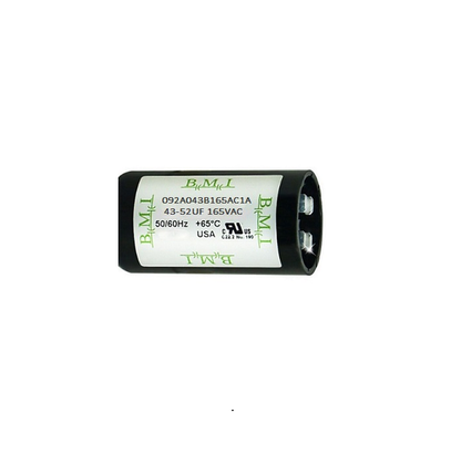 BMI Motor Starting Capacitor 43-52UF for HVAC Systems with 165VAC Rating