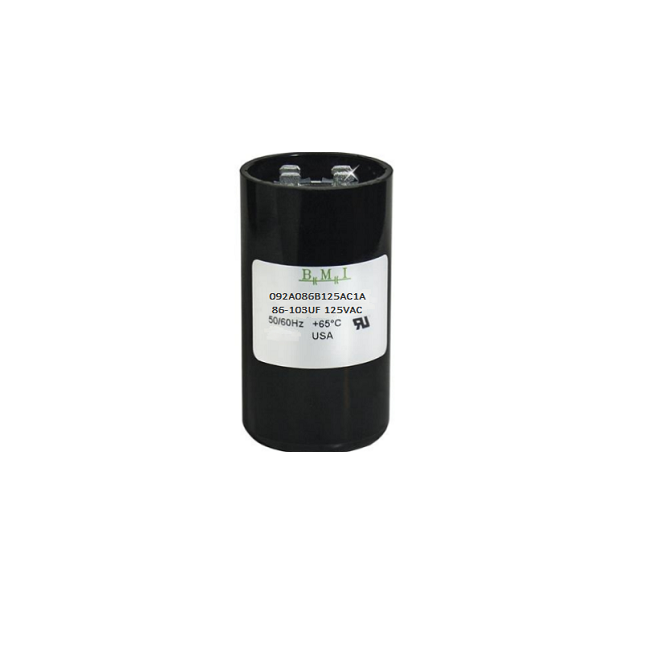 BMI motor starting capacitor 86-103uF 125V for electrical circuit applications