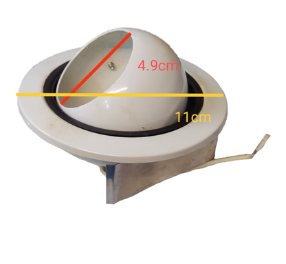 MR16 G23 pinlight housing 5A 220V 4 Inches with a sleek round design for modern lighting installations