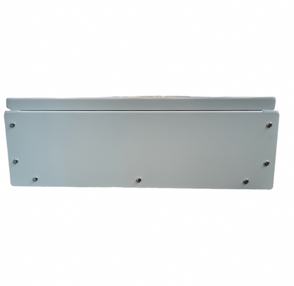 Royu MTS Main MCCB 125AF 2pole Panel Board in white metal casing for electrical circuitry